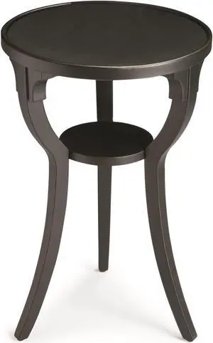 Butler Specialty Company, Dalton Round 15.75"W Accent Table, Black Butler Specialty Company, Dalton Round 15.75"W Accent Table, Black