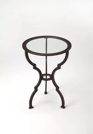 Butler Specialty Company, Yvonne Metal Accent Table, Black Butler Specialty Company, Yvonne Metal Accent Table, Black