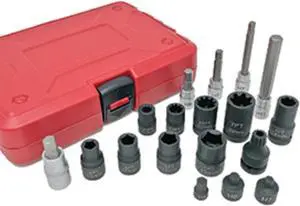 SET EURO BRAKE CALIPER SOCKET 18 PIECE