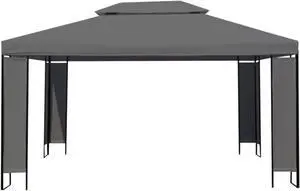 vidaXL Gazebo Anthracite 118.1" x 157.5"