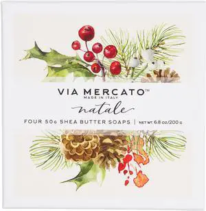 Via Mercato Natale Gift Set (50g Soap X 4)