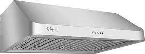 Empava 36 in. 380 CFM Ducted Wall Mount Range Hood 36RH04