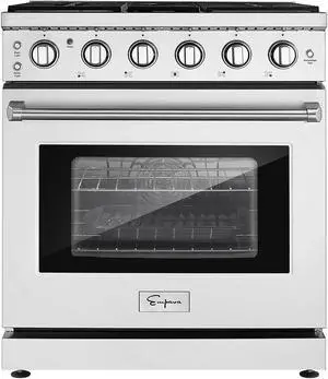 Empava 30 In. Pro-Style Slide-in Single Oven Gas Range 30GR10