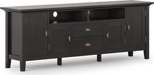 Redmond SOLID WOOD 72 inch TV Media Stand in Hickory Brown For TVs up to 80 inches