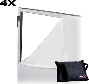 Replacement Four Panel x4 Scrim Kit for ProX Facades White Fabric Replacement Four Panel x4 Scrim Kit for ProX Facades White Fabric