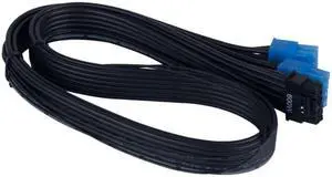 Silverstone 2 x PCIe 8 pin (PSU) to 12+4 pin (GPU) 12VHPWR PCIe Gen5 Cable Silverstone 2 x PCIe 8 pin (PSU) to 12+4 pin (GPU) 12VHPWR PCIe Gen5 Cable