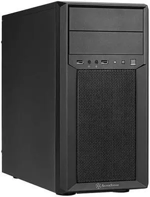 Silverstone Compact Micro-ATX tower chassis with tremendous storage drive compatibility