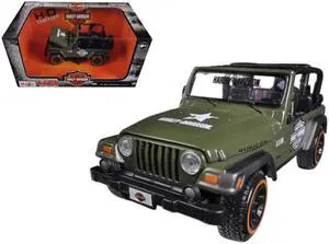 Jeep Wrangler Rubicon Harley Davidson Green 1/27 Diecast Model by Maisto