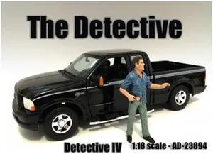 "The Detective #4" Figure For 1:18 Scale Models by American Diorama