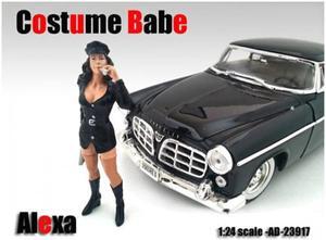 Costume Babe Alexa Figure For 1/24 Scale Models by American Diorama