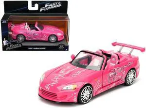 Suki\'s 2001 Honda S2000 Pink \Fast & Furious\" Movie 1/32 Diecast Model Car by Jada"
