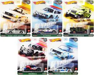 "Hyper Haulers" 5 piece Set "Car Culture" Series Diecast Model Cars by Hot Wheels "Hyper Haulers" 5 piece Set "Car Culture" Series Diecast Model Cars by Hot Wheels
