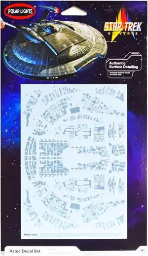 "Star Trek Universe" Aztec Decal Pack for NX-01 Enterprise Ship in 1/1000 Scale by Polar Lights
