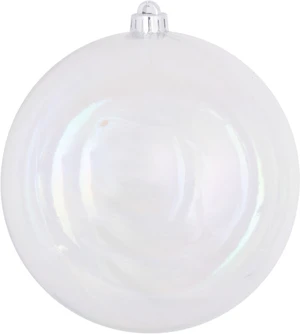12" Clear Iridescent Ball Drilled Cap 12" Clear Iridescent Ball Drilled Cap