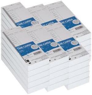 Pyramid Time Systems Attendance Cards for Time Clock models 4000/4000PRO/4000HD/4000PRO/5000/5000HD, 1000 per pack
