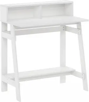 Furinno Simplistic A Frame Computer Desk  White