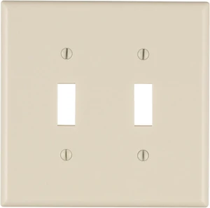 WALL PLATE ALMOND 2GANG (Pack of 1) WALL PLATE ALMOND 2GANG (Pack of 1)