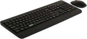 Uncaged Ergonomics KM1 Wireless Keyboard and Mouse Combo Black