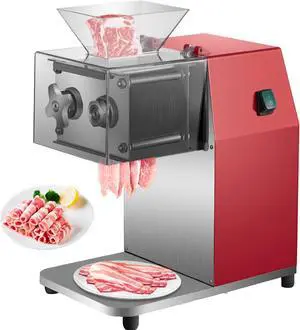 Vevor 250kg/h Meat Cutting Machine Commercial Meat Cutter Slicer 3.5mm Blade