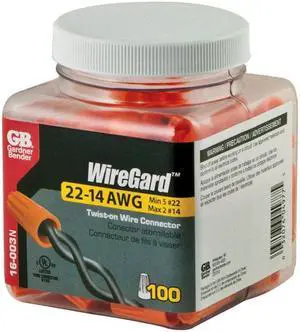 WIRE CONNECTR ORG JAR100(Pack of 1)