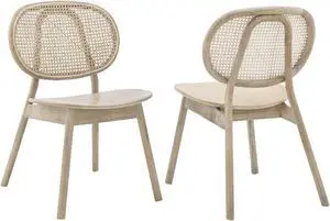 Malina Wood Dining Side Chair Set of 2