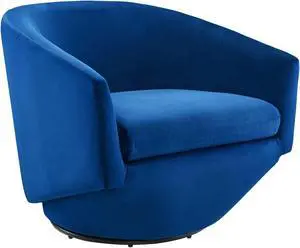 Series Performance Velvet Fabric Swivel Chair