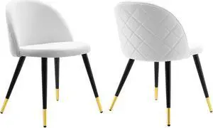 Cordial Performance Velvet Dining Chairs - Set of 2