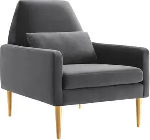 Liliana Performance Velvet Armchair