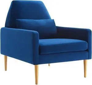 Liliana Performance Velvet Armchair