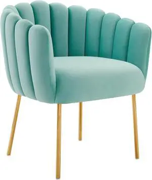 Sanna Channel Tufted Performance Velvet Armchair