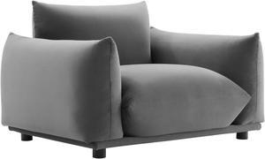 Copious Performance Velvet Armchair