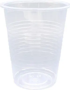 Genuine Joe Translucent Plastic Beverage Cups - 100 / Sleeve - 12 fl oz - 1000 / Carton - Clear - Plastic - Cold Drink