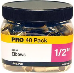PEX ELBOW 1/2"X1/2" 40P (Pack of 1) PEX ELBOW 1/2"X1/2" 40P (Pack of 1)