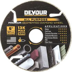 DEVOUR DIAMOND WHL 5"" (Pack of 1)