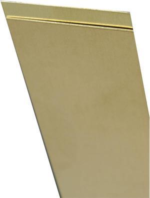 BRASS SHEET 4X10X005 (Pack of 6)