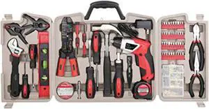 2007613 HOUSEHOLD TOOL KIT 161PC Apollo Tools Household Tool Kit 161 pc (Pack of 4)