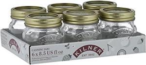 6037369 CANNG JAR GLSS 8.5OZ Kilner Regular Mouth Canning Jar 8.5 oz (Pack of 2)