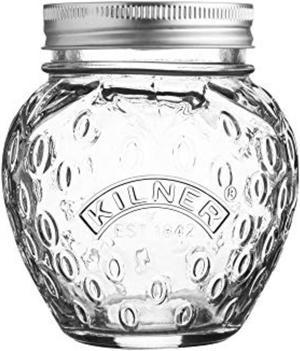 6037637 PRSV JAR STRAWBRY 13.5OZ Kilner Strawberry Regular Mouth Preserve Jar 13.5 oz (Pack of 6)