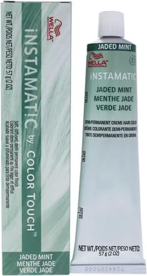 Instamatic By Color Touch Demi-Permanent Hair Color - Jaded Mint by Wella for Unisex - 2 oz Hair Color Instamatic By Color Touch Demi-Permanent Hair Color - Jaded Mint by Wella for Unisex - 2 oz Hair Color
