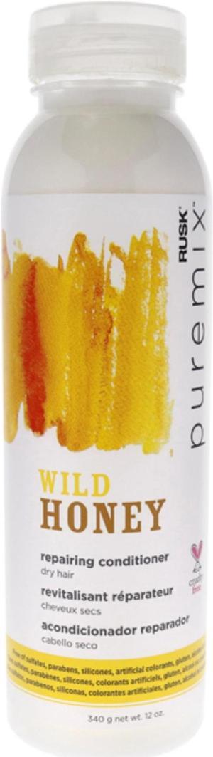 Puremix Wild Honey Repairing Conditioner - Dry Hair by Rusk for Unisex - 12 oz Conditioner