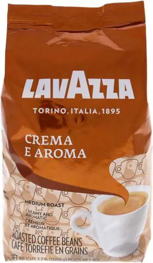 Crema e Aroma Roast Whole Bean Coffee by Lavazza for Unisex - 35.2 oz Coffee