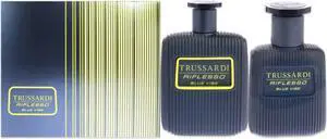 Riflesso Blue Vibe by Trussardi for Men - 2 Pc Gift Set 3.4 oz EDT Spray, 1oz EDT Spray Riflesso Blue Vibe by Trussardi for Men - 2 Pc Gift Set 3.4 oz EDT Spray, 1oz EDT Spray