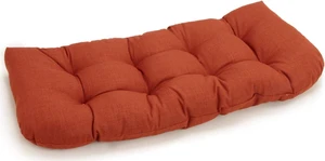 Blazing Needles REO Outdoor Spun Poly Loveseat Patio Bench Cushion - 42 x 19 in. Blazing Needles REO Outdoor Spun Poly Loveseat Patio Bench Cushion - 42 x 19 in.