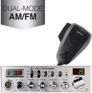 COBRA - C29LTDFM CLASSIC 40 CHANNEL AM/FM DELUXE TRUCKERS CB RADIO WITH SWR CALIBRATION