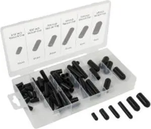 TITAN - 45253 80 PIECE SILICONE RUBBER VACUUM CAP ASSORTMENT IN CASE