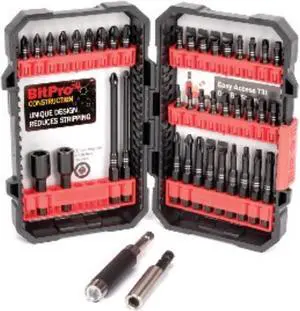 TITAN - 16275 42 PIECE IMPACT DRIVER & BIT SET WITH CASE