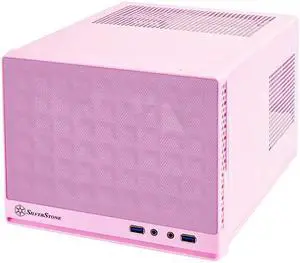 Pink, ABS bezel, steel body, Mini-ITX, 1x3.5" or 2x2.5", 1x2.5", 1x120 or 140 fan/radiator slot, 1xaudio, 1xMIC, 2xUSB3.0, ATX PSU support