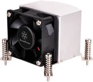SilverStone Technology AR09-115XS 2U Rackmount Server/Small Form Factor Intel CPU Cooler with Screw Bracket