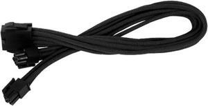 Silverstone Tek Sleeved Extension Power Supply Cable with 1 x 8-Pin to EPS12V 8-Pin Connector (PP07-EPS8B)