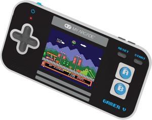 My Arcade DGUN-3919 Gamer V Classic 220-in-1 Handheld Video Game System (Black and Blue)